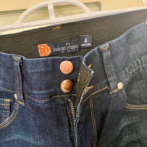 Indigo Poppy Size 4 Darkwash Jeans - Picture 2 of 6